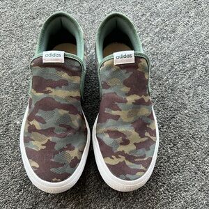 Adidas camouflage slip-ons
